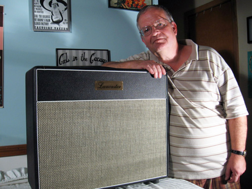 Dave Lancaster leans on awesome amp. Saves child's life. News at 11.